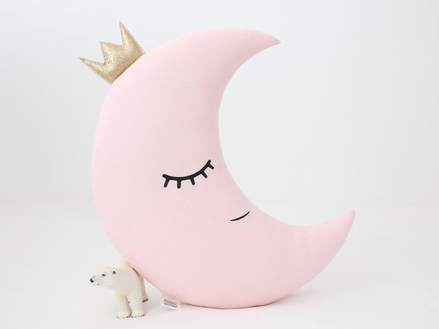 Babique Cute Cloud, Moon And Star Pillow With Crown (30cm)